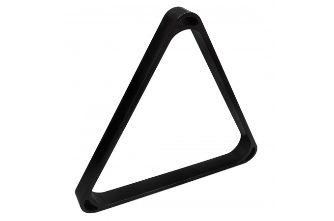 Треугольник для пула УСИЛЕННЫЙ пластик черный ø57.2