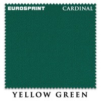 Отрез 0.5 х 1.98м бильярдного сукна Eurosprint Cardinal Yellow Green