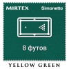 Отрез бильярдного сукна на стол 8 футов (3х2м) Simonetto 920 200см Yellow Green (Mirteks)