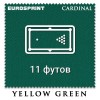Отрез бильярдного сукна на стол 11 футов (4.7х1.98м) Eurosprint Cardinal Yellow Green