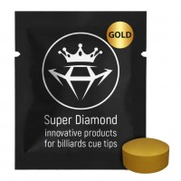 Наклейка для кия Super Diamond Gold сфера ø13.2мм Super Hard 1шт.