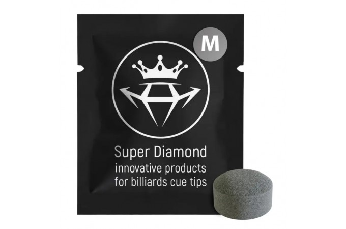 Наклейка для кия однослойная Super Diamond Buffalo 85M ø13мм Medium 1шт.