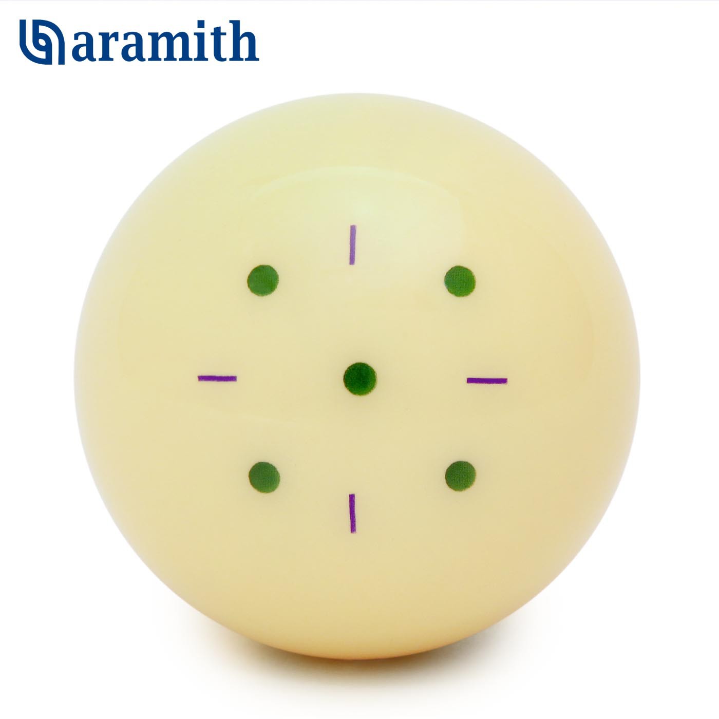Тренировочный шар для пула Aramith Q-Tru Pool ø57,2мм блистер