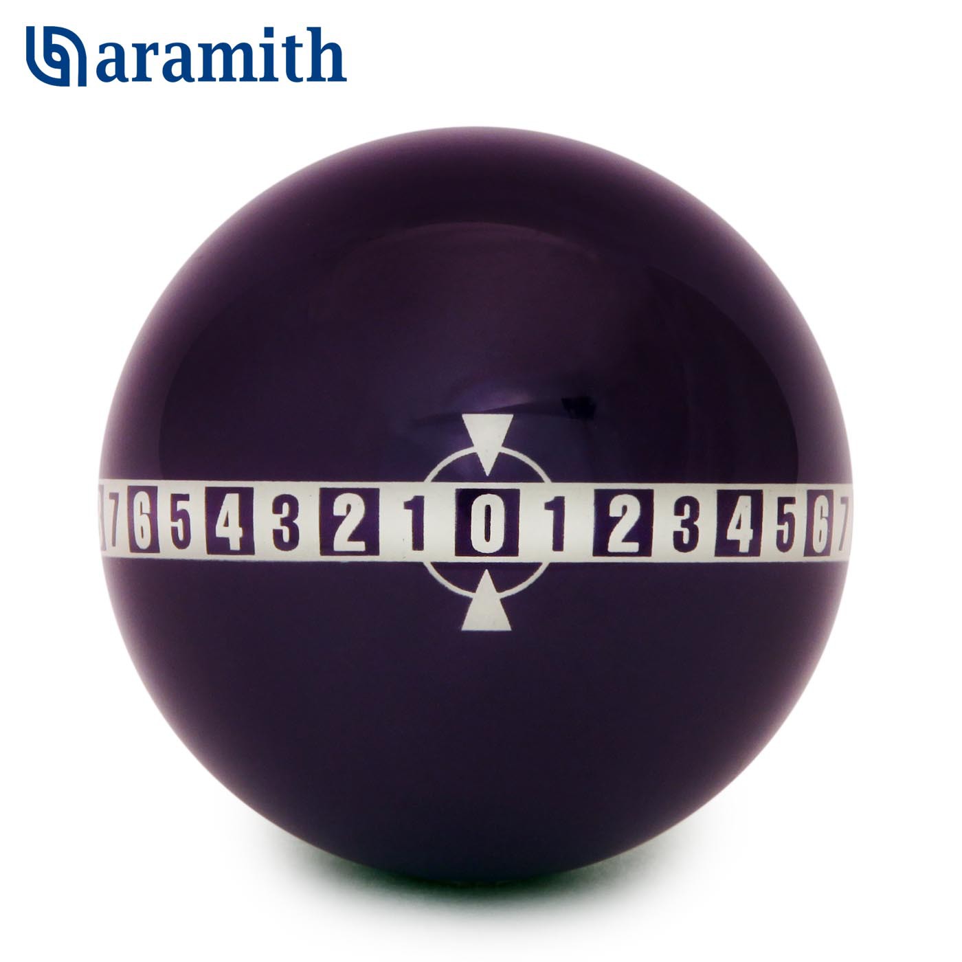 Набор бильярдных шаров тренировочный для пула Aramith Aiming by the Numbers Pool ø57,2мм 2шара/блистер