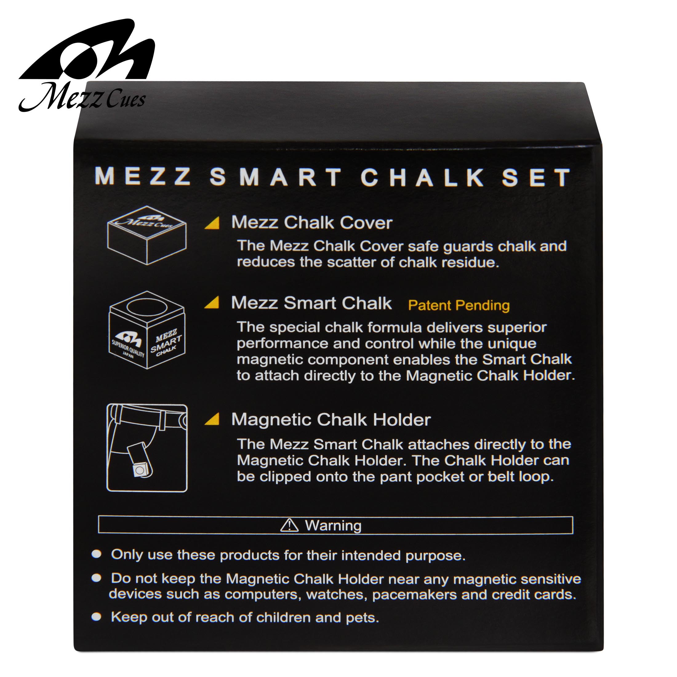 Набор Mezz Smart Chalk Set черный/белый