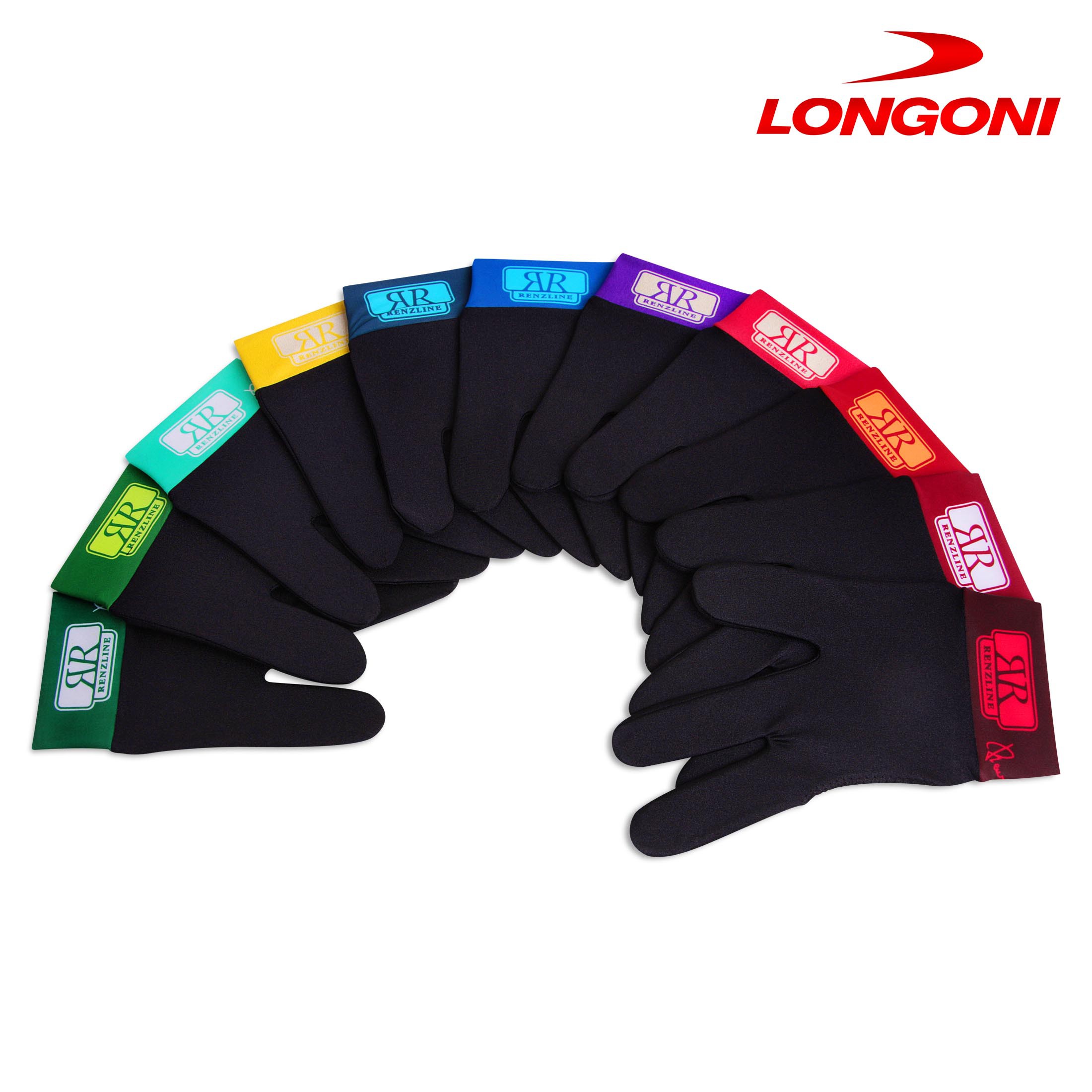 Перчатка Renzline Velcro черная цвет манжеты в ассортименте безразмерная