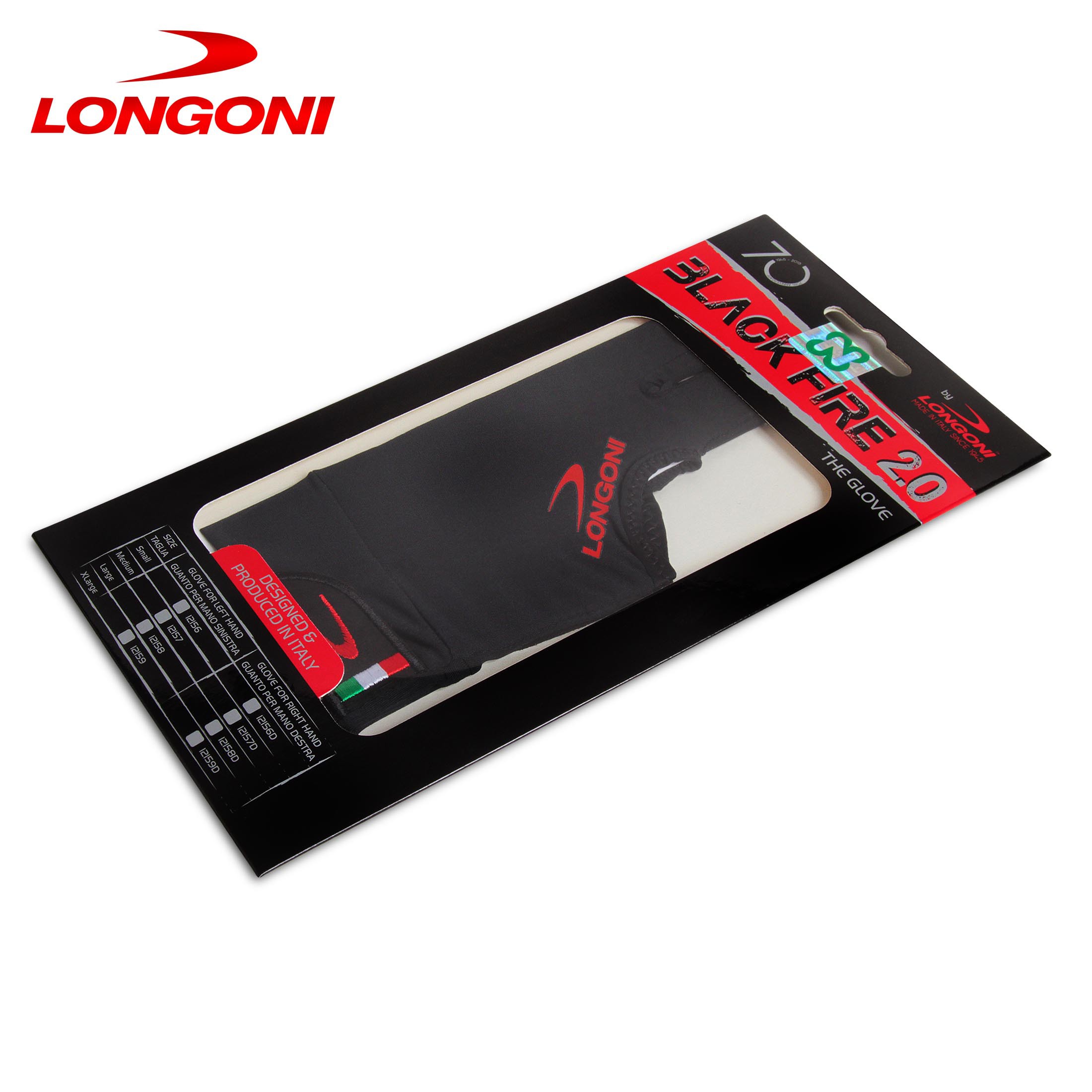 Перчатка Longoni Black Fire 2.0 M