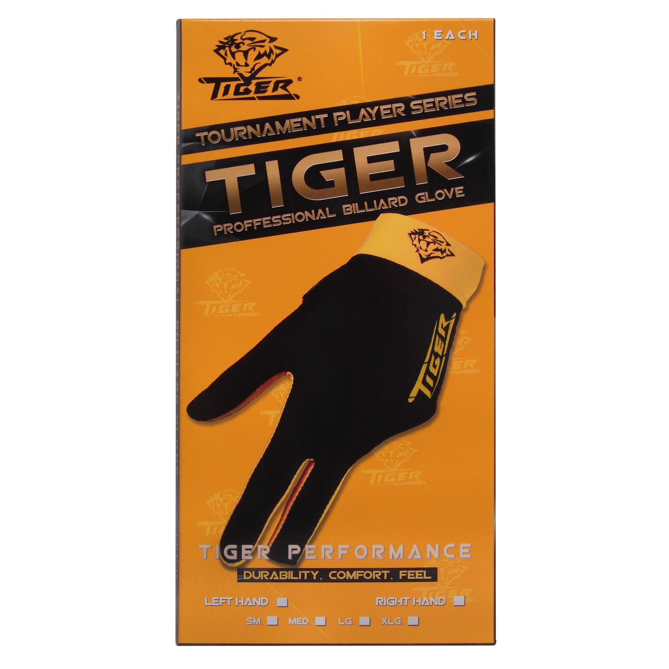 Перчатка Tiger Professional Billiard Glove правая M (для левши)
