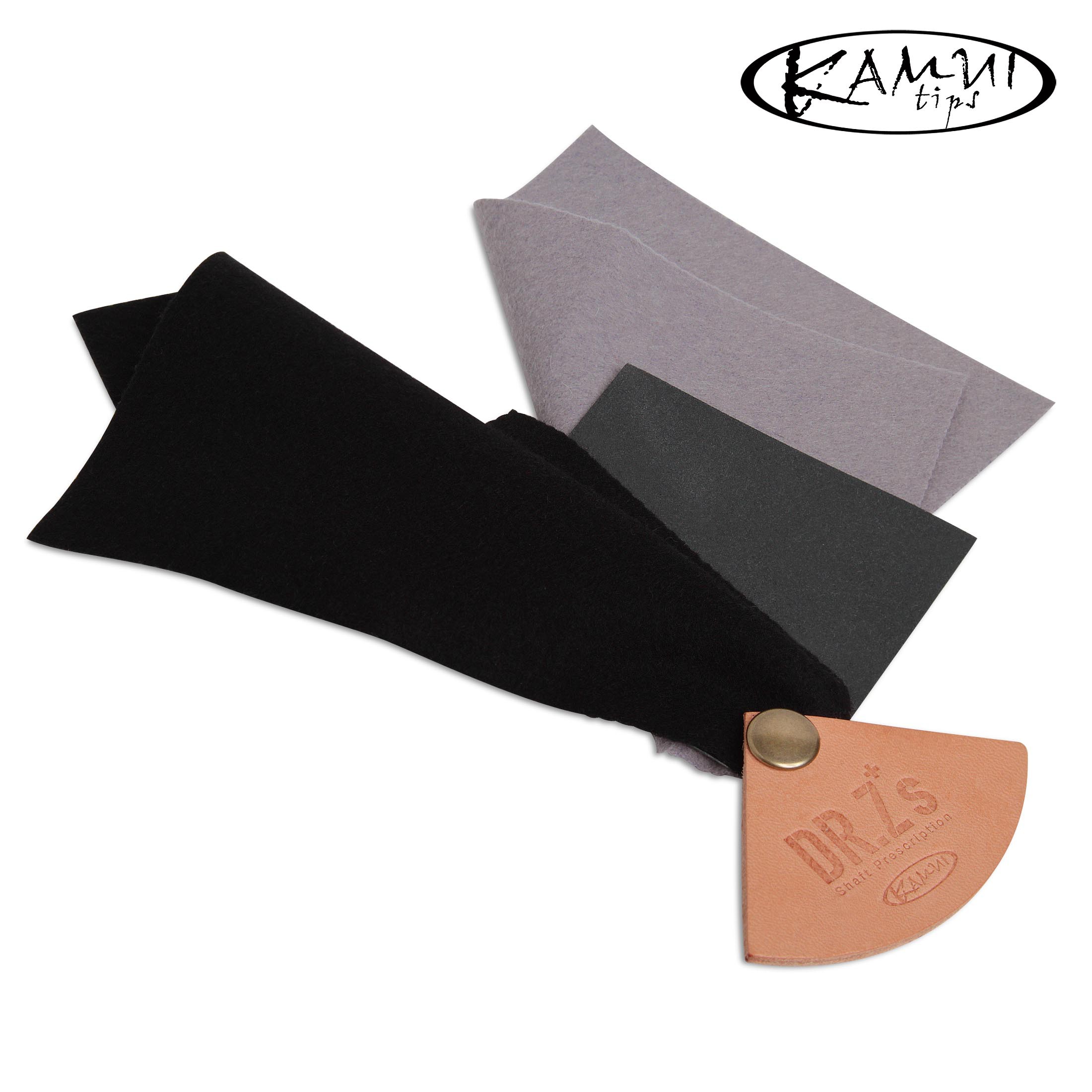 Салфетка для чистки и полировки кия KAMUI Dr.Z Shaft Prescription in Black and Gray 