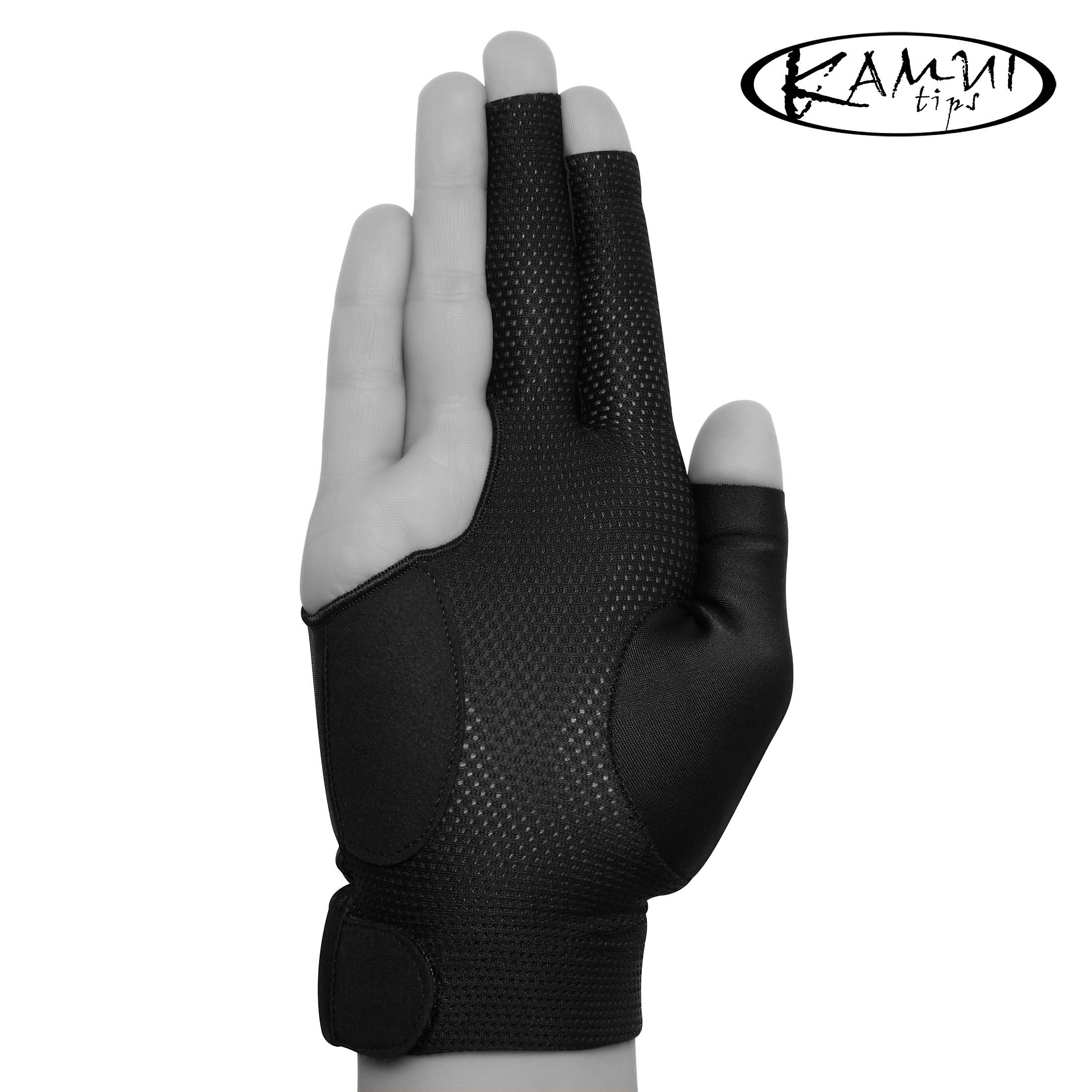 Перчатка Kamui QuickDry черная правая (для левши) XL